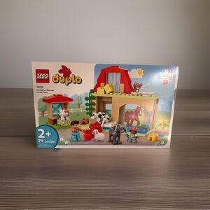 LEGO DUPLO Town Caring for Animals at The Farm Building Toys Playset 10416